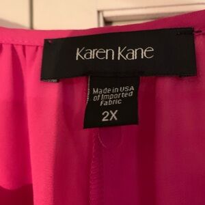 Karen Kane Pink Blouse